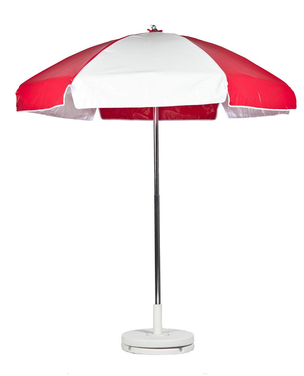 Amazon.com : 6.5' Striped Lifeguard Umbrella Fabric: Red and